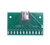 Pqahffowr Connecteur USB 3.1 type C femelle SMT avec carte PC 24 broches