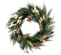 Pqahffowr Couronne de NoëL Couronne de Pin pour Porte D'EntréE Mur FenêTre FêTe de Mariage Bureau Jardin Ferme DéCoration de