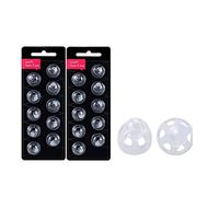 Pqahffowr DôMes pour Aides Auditives pour DôMes à éVent Ouvert MiniFit : 2 Paquets (8 Mm), DôMes Universels pour Fournitures pour Aides Auditives
