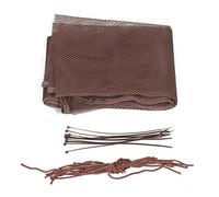 Pqahffowr Enfants Escaliers Filet de Sécurité Filet de Protection Rail Balcon Escalier Clôture Balcon Clôture Escalier Filet Décoration-Couleur Du Café