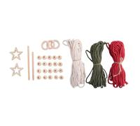 Pqahffowr Kit de Bricolage Arbre Tissé en Macramé 3 Pièces en Macramé Tissés DIY Tentures Murales, Kits de Macramé pour Adultes
