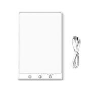 Pqahffowr Lampe de LuminothéRapie SAD Light LED Happy Mood Light Touch Veilleuse à Intensité Variable, Sans UV, Fonction Minuterie, pour/Les Voyages