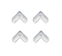 Pqahffowr Lot de 4 protections d'angle de bureau en plastique souple transparent