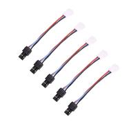 Pqahffowr Lot de 5 câbles de conversion de 4 m pour chargeurs de batterie généraux et autres modèles de batterie femelle vers Ph2.0 3P mâle