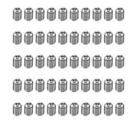 Pqahffowr Lot de 50 vis sans tête hexagonales M3 x 4 mm en acier inoxydable