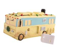 Pqahffowr Maisons avec des Lumières, Éclairant Les Ensembles de Villages de Noël, Décorations de Vacances de Noël, Maison de Vacances et Facile à Utiliser