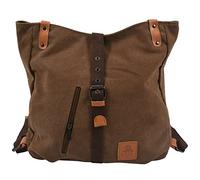 Pqahffowr Mode FéMinine Sac à BandoulièRe Multifonctionnel en Toile DéContractéE (Café)