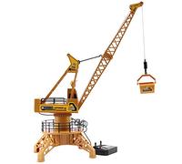 Pqahffowr Rc Construction De Grue De Simulation Télécommandée Modèle De Camion De Tour De Grue 360 Degrés Rotate Cadeaux d'anniversaire