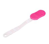 Pqahffowr Soundwave éLectrique Rouge Long Handled Brosse de Bain Silicone Masseur Retour Masseur Nettoyage Du Brosse de Douche ImperméAble
