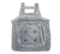 Pqahffowr Tablier en fourrure anti-adhésive pour chat - Avec trous