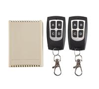 Pqahffowr Télécommande sans fil 12 V 4 canaux 433 MHz Circuit intégré avec 2 émetteurs DIY Pièces de rechange Kits d'outils
