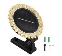 Pqahffowr Tuya Smart Zigbee Capteur de Lumière Solaire et de Pluie Alarme Notification en Temps Réel Détecteur de Pluie Détection de Lumière 2-En-1