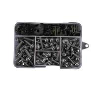 PQAWSFR Moto Boulon Ecrou Compatible avec Yamaha pour DT200 pour DT125RR pour DT125R Accessoires Moto Carénage pour Boulon Vis Kit Écrou Clips Écrou Et pour Kit Boulons(Multi-Colored)