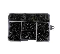 PQAWSFR Moto Boulon Ecrou Compatible avec Yamaha pour DT200 pour DT125RR pour DT125R Accessoires Moto Carénage pour Boulon Vis Kit Écrou Clips Écrou Et pour Kit Boulons(Black)