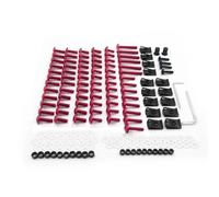 PQAWSFR Moto Boulon Ecrou Compatible avec Yamaha pour YzfR1 pour YzfR6 pour Pièces De Moto F6R Kit Complet Boulons Carénage Vis Fixation Carénage Universel pour Kits De Boulons