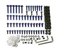 PQAWSFR Moto Boulon Ecrou pour CBR900RR pour CBR929RR Moto Kit Complet De Boulons De Carénage Vis De Corps Carénage De Moto pour Kit D'assortiment De Boulons(Blue)