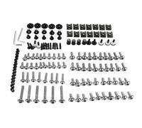 PQAWSFR Moto Boulon Ecrou pour K1600GTL pour F800ST pour K1300S pour K1200LT Boulons De Corps Carénage Moto Universels Vis À Flèche pour Écrous À Ressort Kit Carénage Moto(Silver)