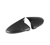 PQCORBE pour VW pour Golf 7 MK7 MK7.5 R GTI 2014-2019 Autocollant Garniture Boîtier Rétroviseur Latéral Capuchon D'aile Klaxon Porte Extérieure Vue Arrière Protection rétroviseur latéral(Carbon)