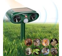 PQETBV Répulsif Chat Ultrason, 3 Modes Repulsif Chat Solaire & Solaire et USB Répulsif Animaux, IP54 Étanche Repulsif Chat Exterieur pour Chats Chiens Souris Ratons Animaux de Jardin