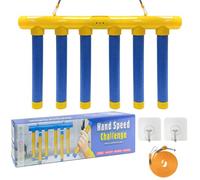 PQKL-party Jeu de bâtons de chute de jouet, jeu drop it, jouet d'entraînement de réaction avec bâtons de capture, réaction réglable à 3 vitesses, jeu de coordination œil-main pour enfants adultes