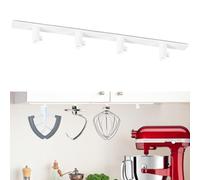 PQPO Lot de 4 supports de fixation pour mixeur compatibles avec les accessoires de mixage Kitchen Aid (blanc)
