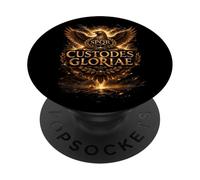 PQR Custodes Gloriae Aigle Romain Roma Design PopSockets PopGrip Adhésif