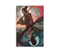 PQSDSLCX Poster de jeu Only The Shadow of The Wolf Is Gone Twice - Impression sur toile - Décoration murale moderne pour chambre à coucher - 40 x 60 cm