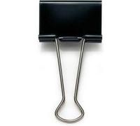 Pqt de 10 Pinces à Double Clip 19mm Noir Noir G