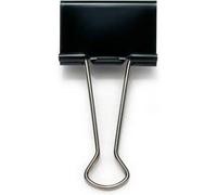 Pqt de 10 Pinces à Double Clip 25mm Noir Noir G