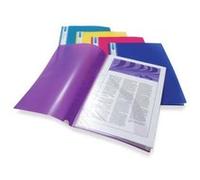 Pqt de 10 Protège-documents Projet 20 Pochettes A4 Couleurs vives Opaques G