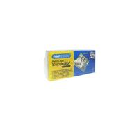 Clips Supaclips Rapesco Recharge 40 Pour 40 Feuilles De 80g / M² Ref Acier Inoxydable Cp20040s [Pack 200]