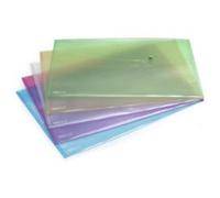 Rapesco Pochettes porte-documents A3 à pression – assortiment pastel – pack de 5