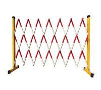 PQVMZQEMQ Clôture de sécurité Mobile Pliable - Barrière de sécurité Rouge pour Chantiers, Garde-Corps Portable 1,2 x 4 m pour écoles et événements - Solution de contrôle du trafic