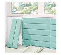 PQVMZQEMQ Rembourrage Mural Anti-Collision, Autocollants muraux Souples, Panneaux de tête de lit Autocollants, pour Chambres et Chambres d'enfants (Bleu Clair, 12 pièces)