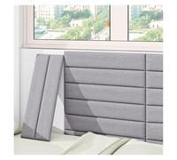 PQVMZQEMQ Rembourrage Mural Anti-Collision, Autocollants muraux Souples, Panneaux de tête de lit Autocollants, pour Chambres et Chambres d'enfants (Gris foncé, 15 pièces)