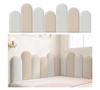 PQVMZQEMQ Tête de lit autocollante, Rembourrage Mural Anti-Collision 3D pour Enfants, Autocollants muraux Tatami de 3 cm d'épaisseur, Panneaux muraux rembourrés pour Chambre et Salle de Jeux