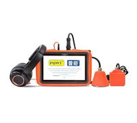 PQWT L50 Détecteurs de fuites d'eau souterraines pour la maison, mur, machine de détection de tuyaux d'eau, kit de détection de fuite de pipeline acoustique, réduction du bruit, casque tactile