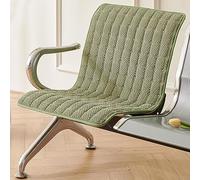 PQXQZ Housses de Chaise Lot De 1 Coussin de Chaise de Salle D'attente en Velours Côtelé Housse de Banc Antidérapante Housse de Protection Amovible pour Banc(Green,52x90cm)