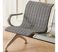 PQXQZ Housses de Chaise Lot De 1 Coussin de Chaise de Salle D'attente en Velours Côtelé Housse de Banc Antidérapante Housse de Protection Amovible pour Banc(Gray,52x90cm)