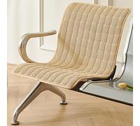 PQXQZ Housses de Chaise Lot De 1 Coussin de Chaise de Salle D'attente en Velours Côtelé Housse de Banc Antidérapante Housse de Protection Amovible pour Banc(Beige,52x90cm)