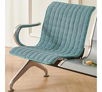 PQXQZ Housses de Chaise Lot De 1 Coussin de Chaise de Salle D'attente en Velours Côtelé Housse de Banc Antidérapante Housse de Protection Amovible pour Banc(Blue,50x85cm)