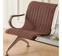 PQXQZ Housses de Chaise Lot De 1 Coussin de Chaise de Salle D'attente en Velours Côtelé Housse de Banc Antidérapante Housse de Protection Amovible pour Banc(Brown,52x90cm)