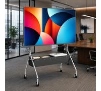 PQXQZ Support TV Mobile avec roulettes, Chariot TV Portable