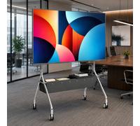 PQXQZ Support TV Mobile avec roulettes, Chariot TV Portable