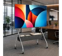 PQXQZ Support TV Mobile avec roulettes, Chariot TV Portable
