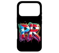 PR Graffiti Drapeau de Porto Rico Spray Peinture Street Art Fun Cool Coque pour iPhone 17 Pro