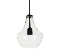 PR Home Lampe à suspension Hamilton 21 cm transparent-noir