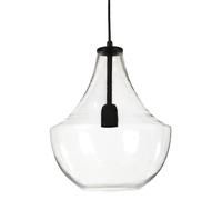 PR Home Lampe à suspension Hamilton 30 cm transparent-noir
