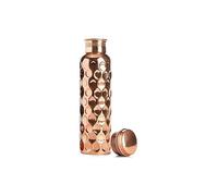 PR INTERNATIONAL Bouteille d'eau en cuivre pur avec couvercle 900 ml