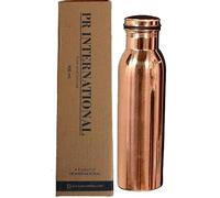 PR INTERNATIONAL Bouteille d'eau en cuivre pur avec couvercle 900 ml